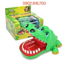 Đồ chơi Cá sấu cắn tay, đồ chơi khám răng cá sấu mini cho bé trai gái thông minh phát triển trí tuệ từ 3 4 5 tuổi - casautaptay