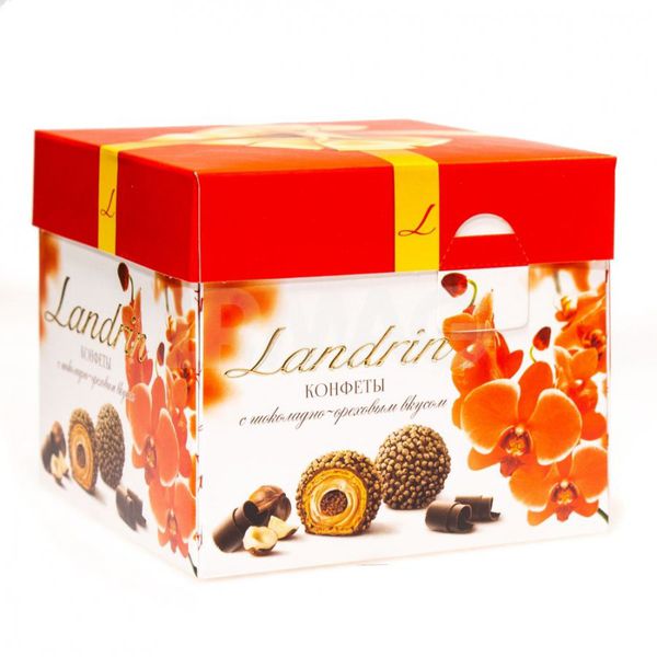 Chocolate phủ dừa Landrin hộp 120gr ( Đỏ )