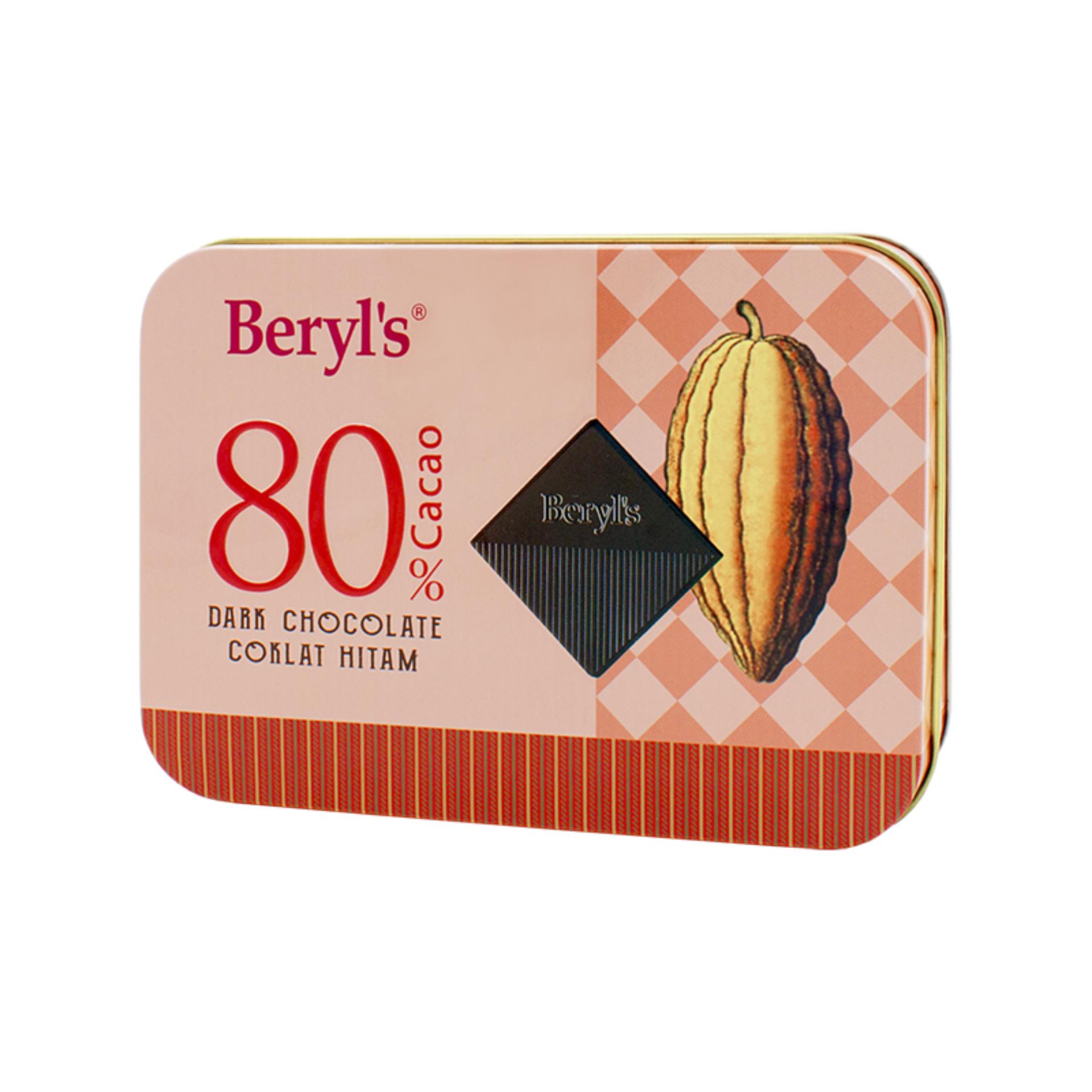 Dark Chocolate Beryl's 80% Cacao hộp 108gr