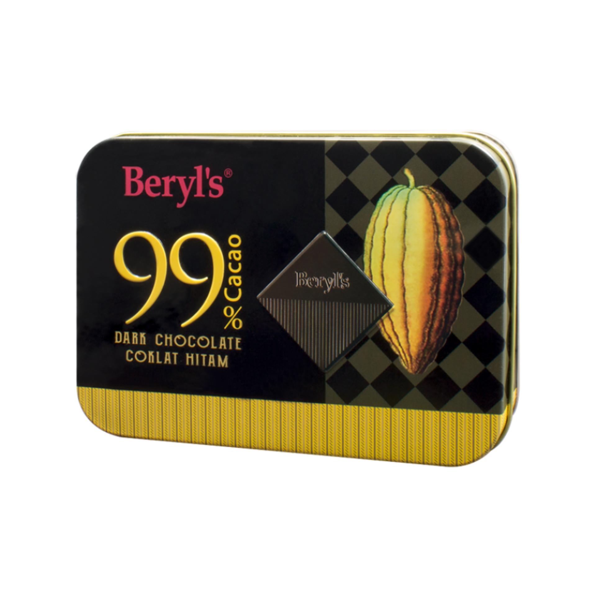 Dark Chocolate Beryl's 99% Cacao hộp 108gr
