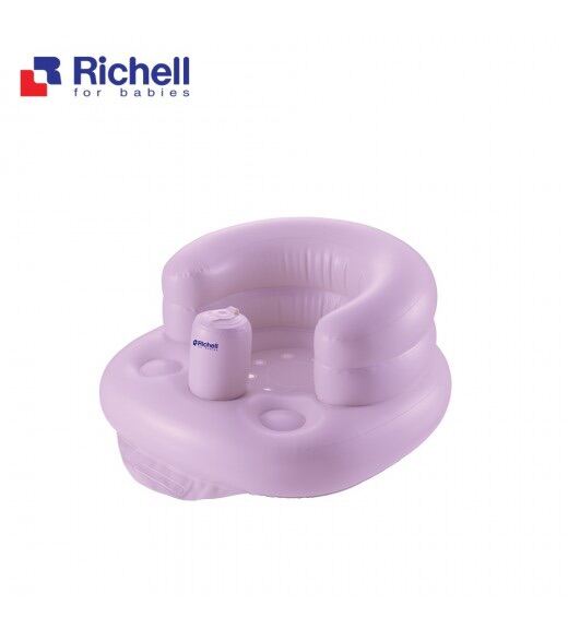 Ghế hơi tập ngồi cho bé Richell chính hãng- cố định tư thế ngồi và an toàn hệ xương non nớt