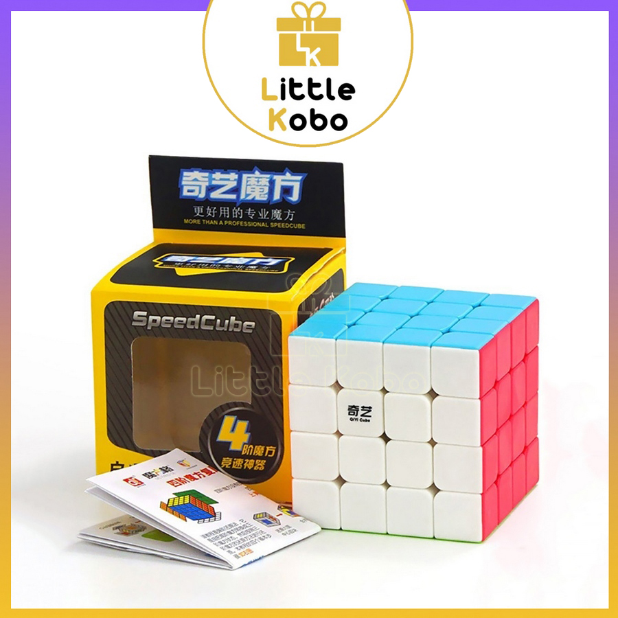 [HCM]Rubik 4x4 Qiyi Stickerless QiYuan S Rubic 4 Tầng Khối Lập Phương 4x4x4 Đồ Chơi Trí Tuệ