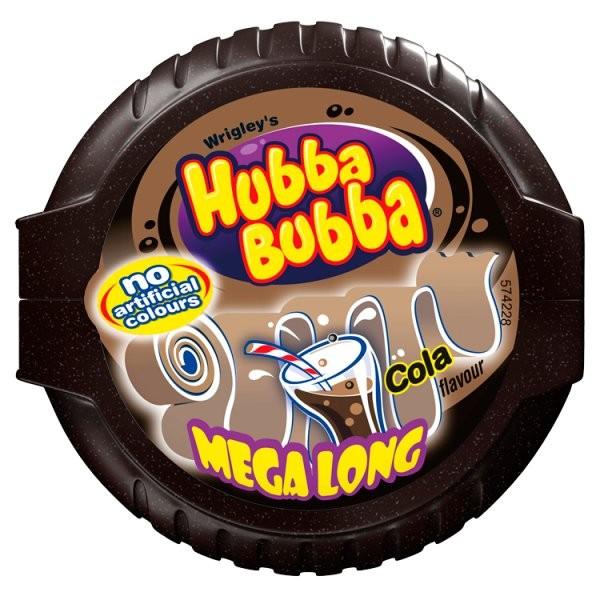 Kẹo gum cuộn siêu dài Hubba Bubba Mega Lang vị Cola (180cm - 56gr)