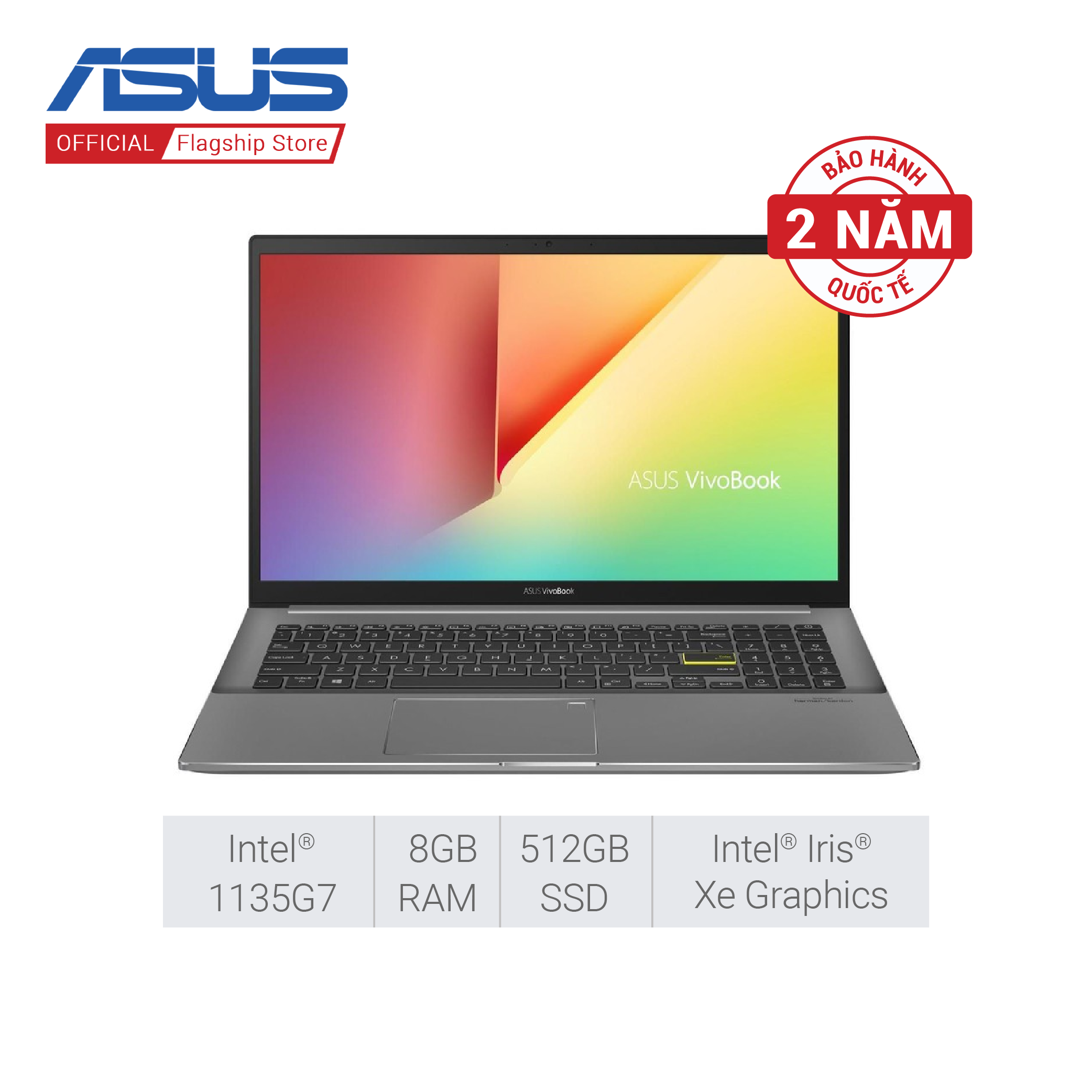 Laptop Asus VivoBook S533EA-BN293T (Core i5-1135G7/8GB RAM/512GB SSD/15.6-inch FHD/WIN 10)