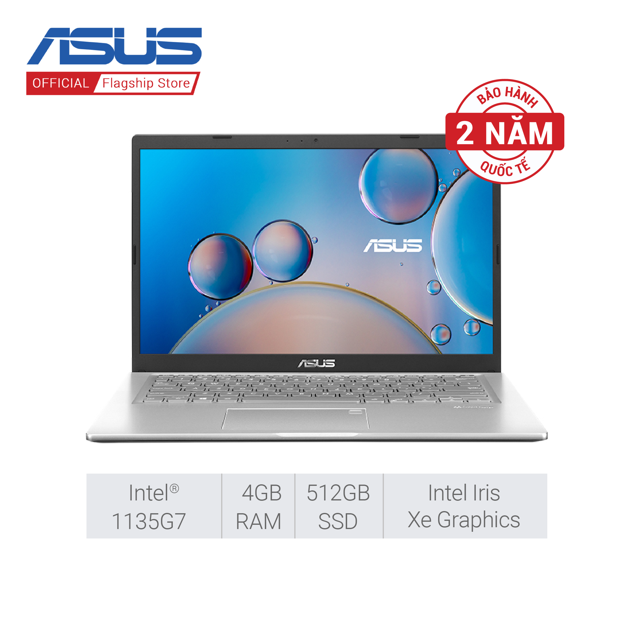 Laptop Asus Vivobook X415EA-EB640T (Core i5-1135G7/4GB RAM/512GB SSD/14.0-inch FHD/Win 10)