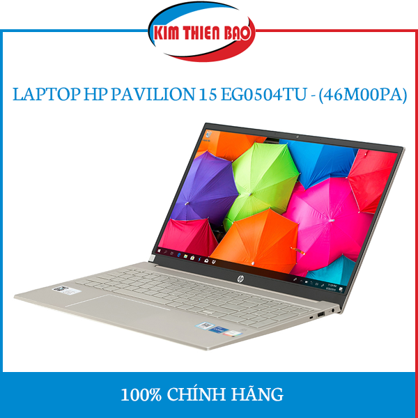 Laptop HP Pavilion 15-eg0504TU 46M00PA (Core i7-1165G7/ 8GB/ 512GB/ Intel Iris Xe/ 15.6 inch FHD/ Win 11 | Vàng)