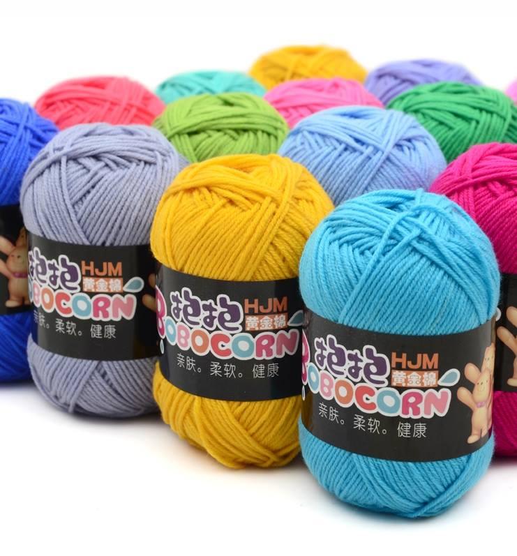 Len milk cotton bobo cao cấp sợi đan khăn đan áo màu sắc đa dạng sợi len mềm bóng không phai màu an toàn sử dụng