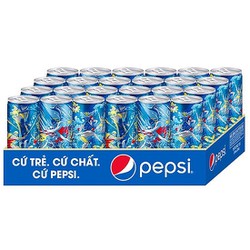[Miễn phí ship] Lốc 24 lon nước ngọt Pepsi Đổi Màu 330ml [Mẫu Mới] - PEPSIMM