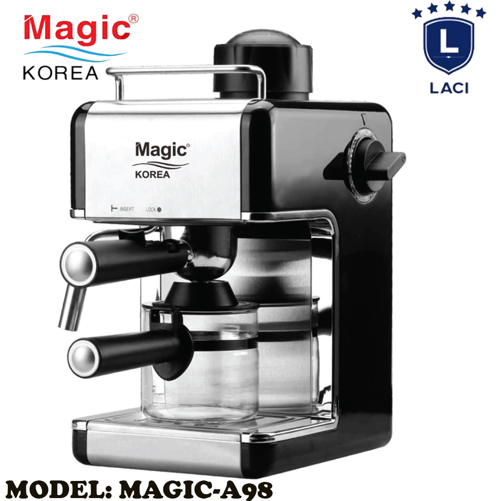 Máy pha cà phê Magic Korea A98 | Công Suất 800W | Bảo Hành Chính Hãng 12 Tháng