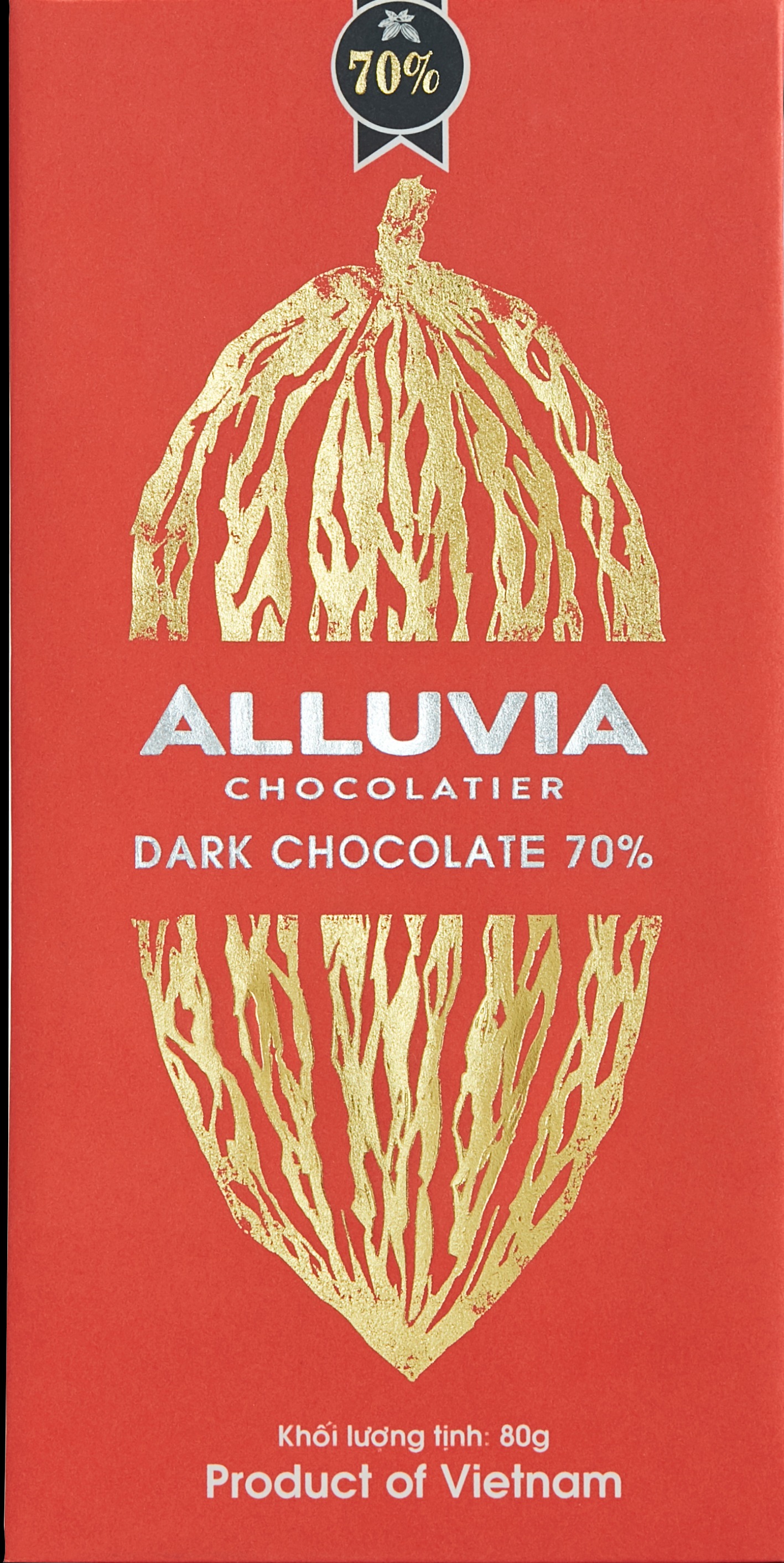 Sô cô la đen Alluvia 70% 80g
