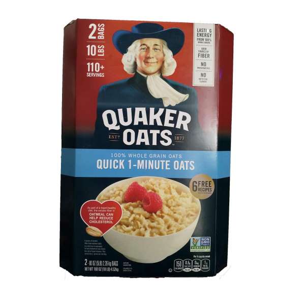 Yến mạch Quaker Oats nguyên chất 100% nhập khẩu từ Mỹ - Chính Hãng