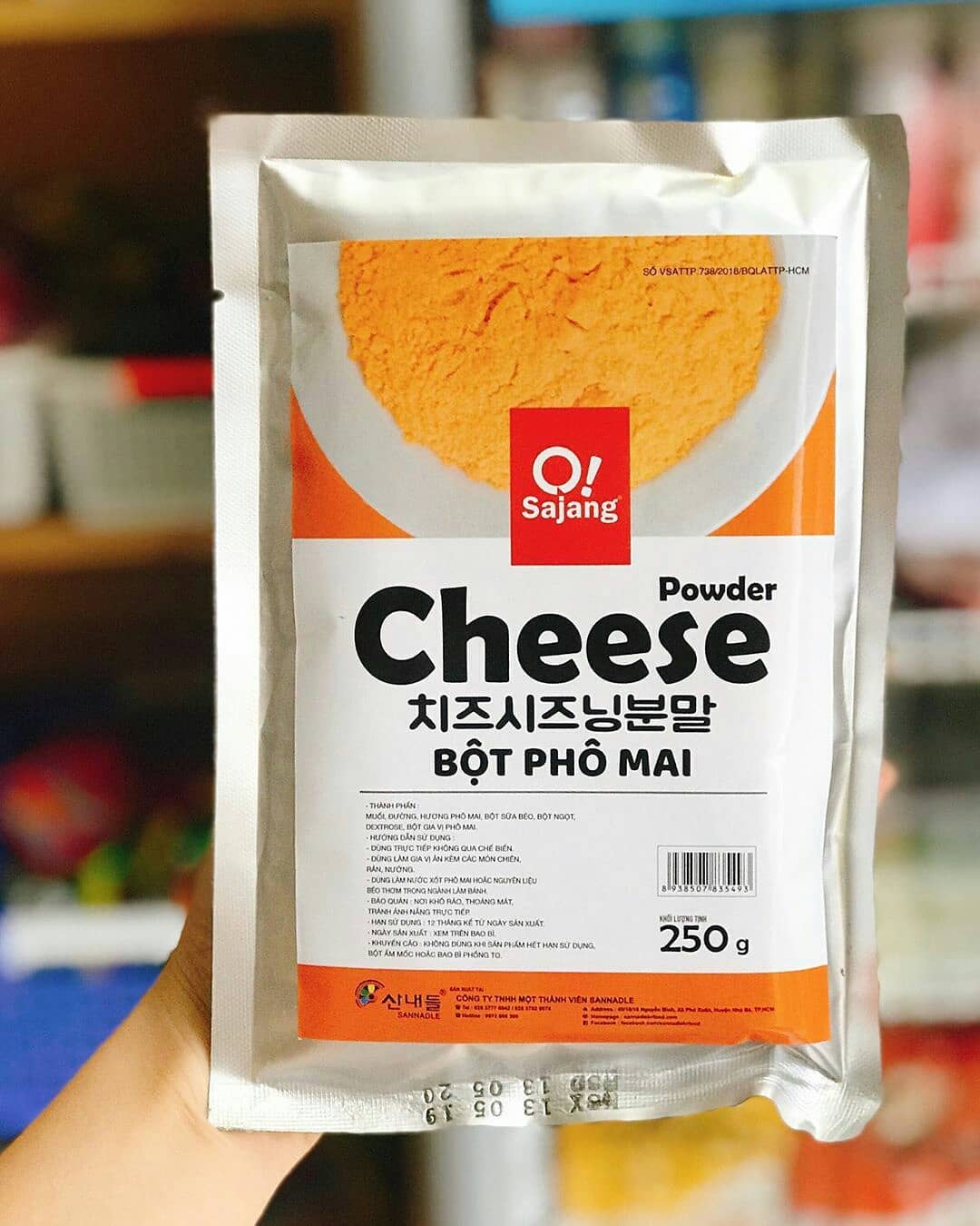 Bột Phô Mai Cheese Gói 250g Cao Cấp