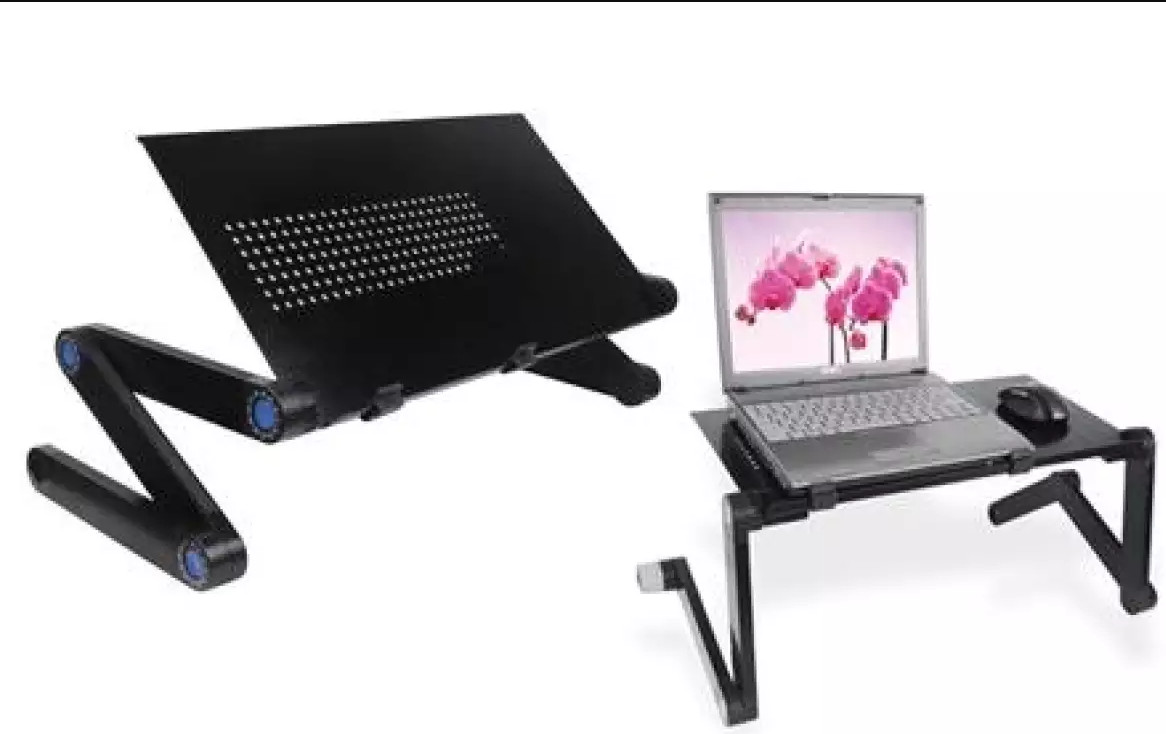 [HCM]Bàn Để Laptop Gấp Gọn Đa Năng Có Lưới Tản Nhiệt Thông Minh chống bị mỏi vai, mỏi mắt- Bàn Để Máy Tính Laptop Xoay 360 Độ Gấp Gọn