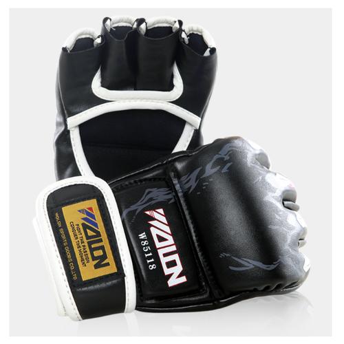 High Quality Găng tay tập luyện đấm bao cát - MMA Wolon - Găng tay MMA wolon - đen - 327