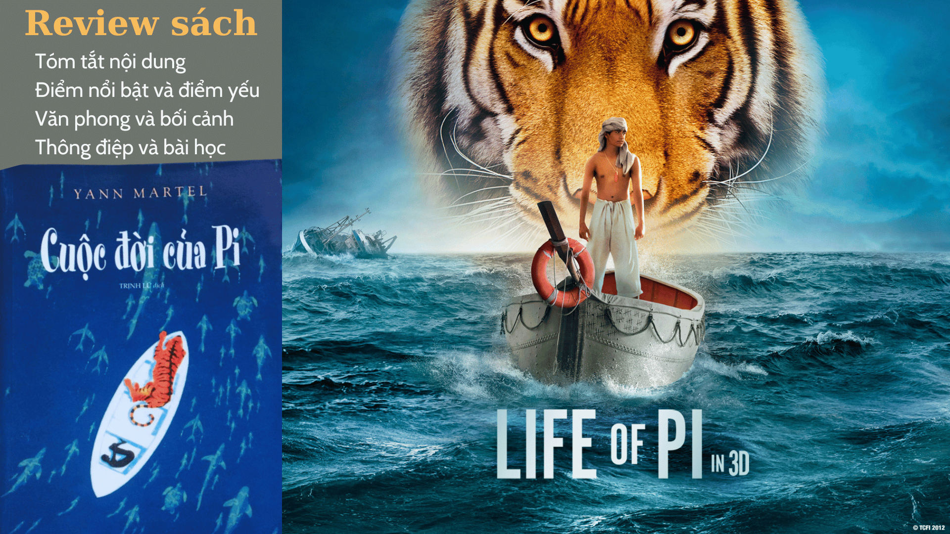 Review sách cuộc đời của Pi