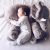 60 cm gối bé elephant shaped bé trẻ em đồ chơi gối bảo vệ đầu ngủ cushion trẻ sơ sinh trẻ sơ sinh ảnh voi túi