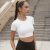 Áo tập Yoga Áo Gym Croptop có tay cho nữ Thiết kế cao cấp Hibi Sports Mã CR807