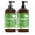 Bộ 2 chai Little Innoscents – Dầu gội và tắm – Organic Spearmint – Orange Hair Body Wash