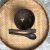Bộ Bát gáo dừa nhỏ và Muỗng nĩa gỗ mun
