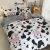 Bộ chăn ga gối đệm cao cấp cotton poly con bò sữa cute miễn phí bo chun drap giường ga trải giường P05