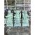Bộ tượng Tam Đa Phúc Lộc Thọ phong thủy đá cẩm thạch trắng xanh – Cao 20 cm