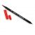 Bút lông hai đầu màu nước Marvy LePlume II 1122 – Brush/ Extra fine tip – Red (2)