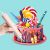 Bút vẽ bút in 3D pen tạo hình khối sinh động Deli – Nhiệt độ an toàn – Cho bé sáng tạo phát triển trí tưởng tượng – Màu hồng/ xanh – 74850/ 74862