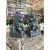 Cặp Kỳ Lân phong thủy gác cổng đá cẩm thạch vân đen – Cao 20 cm