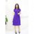 Đầm Thiết kế Đầm xòe Đầm thời trang công sở Đầm trung niên thương hiệu TTV324 tím – Đầm form A xếp bèo eo CT
