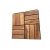[Gỗ dày chuẩn 12mm] 1 Tấm ván sàn gỗ vỉ nhựa lót ban công sân vườn – Loại 12 nan – Vỉ gỗ lót sàn – Trang trí nội thất