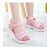 Giày sandal bé gái 3 đến 10 tuổi 2 màu trắng hồng dễ thương ES006