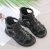Giày sandal cho bé gái kiểu chiến binh da mềm màu đen từ 3 – 12 tuổi – PD3271