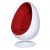 Giường cũi hình quả trứng vỏ trắng ruột đỏ Egg dành cho bé
