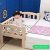Giường cho bé, giường cũi cho bé ghép cạnh giường người lớn kích thước 150*70*40 dùng từ sơ sinh tới 10 tuổi
