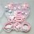 Hộp trang sức xinh xắn cho bé gái Hello Kitty hồng Hình mèo – Combo 14 đôi