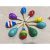 Lục Lạc Gỗ Hình Quả Trứng Đáng Yêu Cho Bé Lục lạc gỗ trứng nhiều màu sắc, Đồ chơi trứng nhạc cụ cho bé