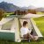 Lều cắm trại di động tự bung – Mái che giã ngoại, du lịch, picnic màu xanh vải chống thấm 190T khung FRP chống ăn mòn TZX885
