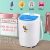 Máy giặtmini cao cấp Máy giặt vắt quần áo gia dụng Giá rẻ đặc biệt phù hợp dành cho học sinh sinhviên-Hạn bảo hành3tháng
