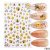 Sticker nails hoa mai vàng – hình dán móng 3D F693