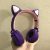 Tai nghe mèo headphone đàm thoại 2 chiều không dây chụp tai bluetooth có đèn âm bass tốt
