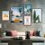 Tranh Canvas treo tường phòng khách, phòng ăn – Bộ 05 tranh chủ đề Tropical tặng kèm khung và đinh treo tường