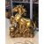 Tượng ngựa đứng trên tiền phong thủy bằng đồng